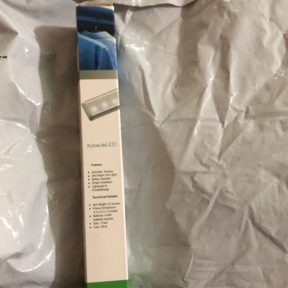 Homelife LED Motion Sensor Bar Lights, 10 LEDs Under Cabinet Lighting - Picture 5 of 5